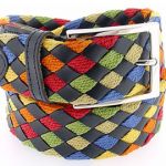 Ceinture homme multicolore