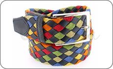 Ceinture homme multicolore
