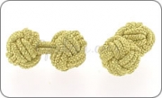 Shiny gold knot cufflinks