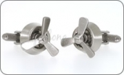 Rotating propeller cufflinks