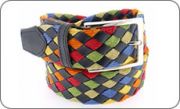 Ceinture homme multicolore