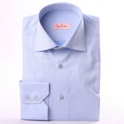 Blue slim fit shirt