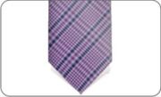 Lilac and navy blue Prince of Walles thin tie