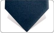 Navy blue with embroidered flowers tie