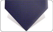 Brown with navy blue glints tie