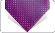 Purple with little light blue dots tie