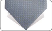 Grey with little light blue dots tie