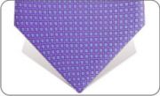 Purple with light blue glints tie