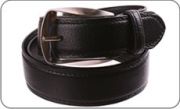 Black leather blet