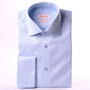 Light blue french cuff shirt