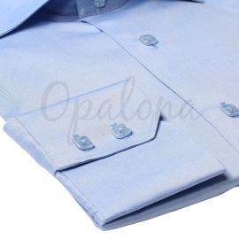 Chemise bleue cintr�e