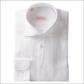 Chemise en lin blanche