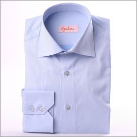 Chemise cintr�e bleue