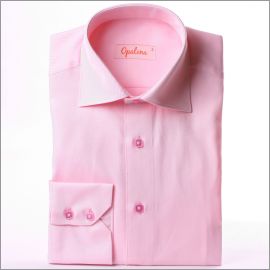 Pink slim fit shirt
