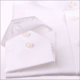 White granddad collar shirt