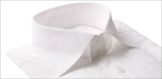 Chemise en lin blanche