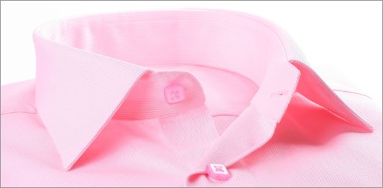 Pink slim fit french cuff shirt