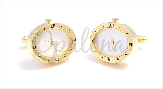 Watch cufflinks