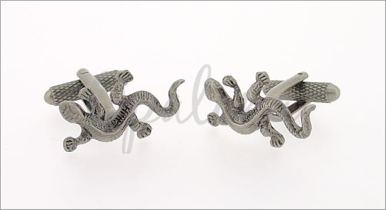 Lizard cufflinks