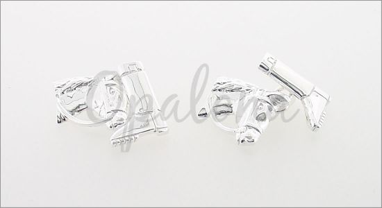 Horse and riding boot cufflinks