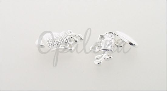 Golf bag cufflinks