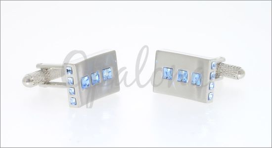 Rectangle with Swarovski crystals