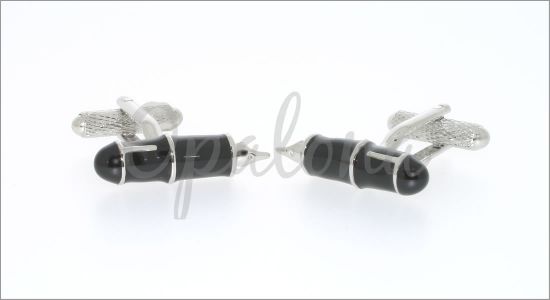 Black pen cufflinks