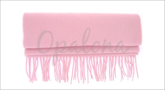 Pink cashmere scarf