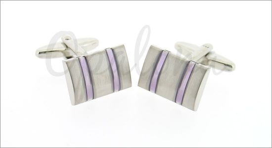 Rectangle with two lilac stripes