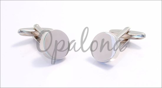 Round cufflinks