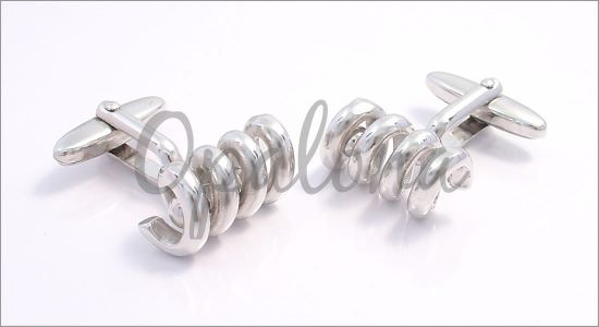 Cork screw cufflinks