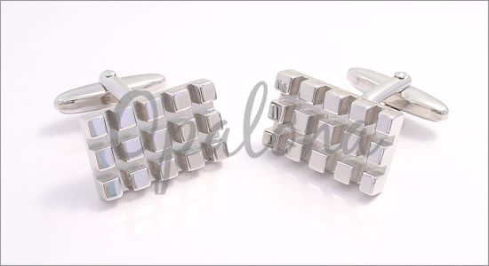 Waffle cufflinks