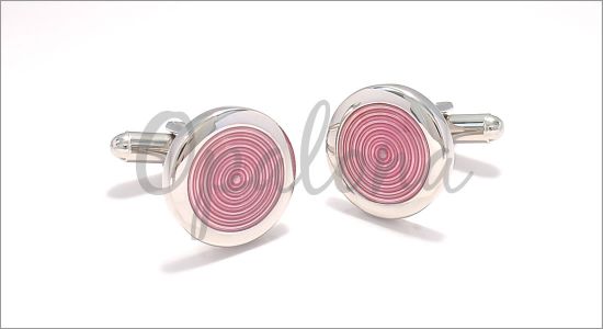Rond rose avec cerles concentriques
