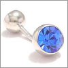 Boule incrust�e d'un Swarovski bleu