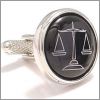 Scales of justice cufflinks