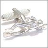 Scuba diver cufflinks