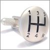Gear shift cufflinks