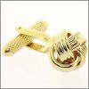 Gold knots cufflinks