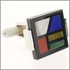 Carr� multicolore en pierres semi-pr�cieuses