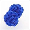 Royal blue knot cufflinks