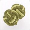 Brown cream knot cufflinks