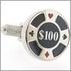 Poker cufflinks