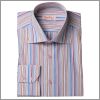 Chemise � rayures multicolores
