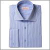 Chemise � rayures bleues