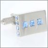 Rectangle with Swarovski crystals