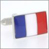 French flag cufflinks