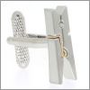 Clothes peg cufflinks