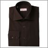 Chemise cintr�e chocolat