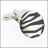 Rond argent� z�br�