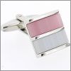 Rectangle avec pierres rose et blanche